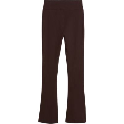 3. Puma Rib Flared Women's Leggings Brown 694028 33