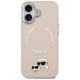 3. Karl Lagerfeld Karl & Choupette Pins MagSafe Case for iPhone 17 Pink