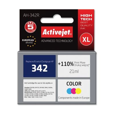 Activejet AH-342R Ink (replaces HP 342 C9361EE; Premium; 21 ml; color)