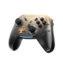 Machenike G5Pro Flagship Wireless Game Controller with Gyroscope and Button Mapping - Black and Gold