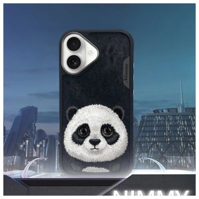 10. Nimmy Big Eyed Pet 2.0 Panda case for iPhone 16 - black