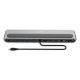 4. 12-port USB-C docking station, max. 8K/30Hz with HDR, HDMI, DP, max. 3 monitors (MST), USB-C 3.2 Gen2, Gigabit Ethernet, SD/Micro SD, Audio, PD 100W
