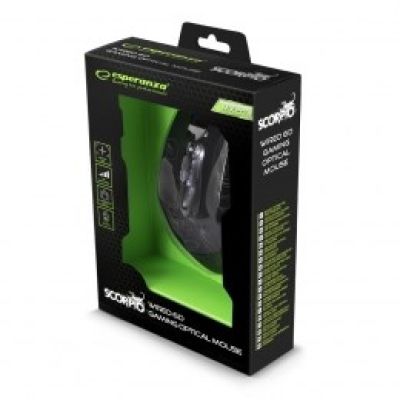 4. Esperanza 6D EGM203B computer mouse (optical; 2400 DPI; black)