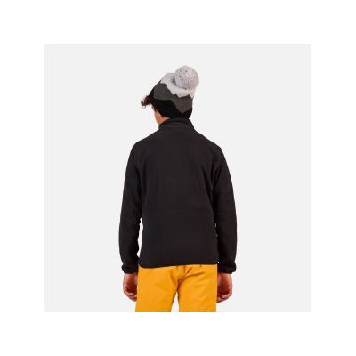 3. ROSSIGNOL JR STRAWPILE FLEECE FZ children's sweatshirt black