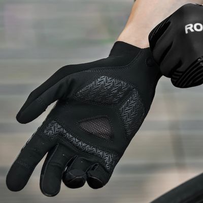 14. Rockbros cycling gloves spring/summer/autumn, full, size: L - black