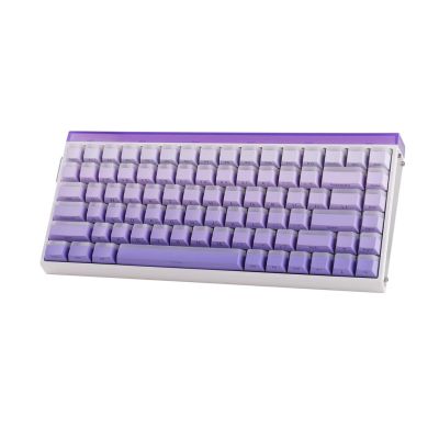 5. gasket HERO84 HE keyboard White+Purple+Gradient+LIGHT JadeKing switch RGB AULA