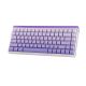 5. gasket HERO84 HE keyboard White+Purple+Gradient+LIGHT JadeKing switch RGB AULA