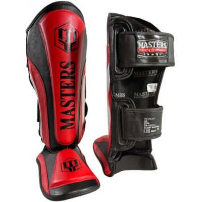 13. Masters shin guards NS-PU-FT (WAKO APPROVED) 119111-02M
