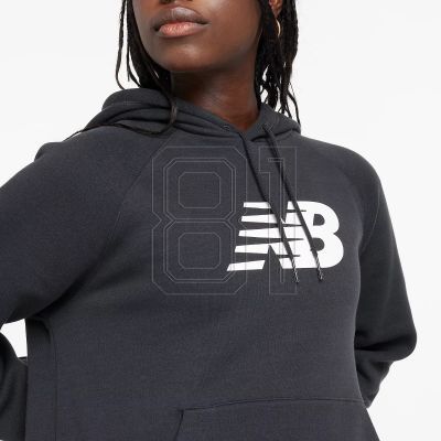 3. New Balance Sport Fleece Logo Hoodie W WT43524BK