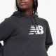 3. New Balance Sport Fleece Logo Hoodie W WT43524BK