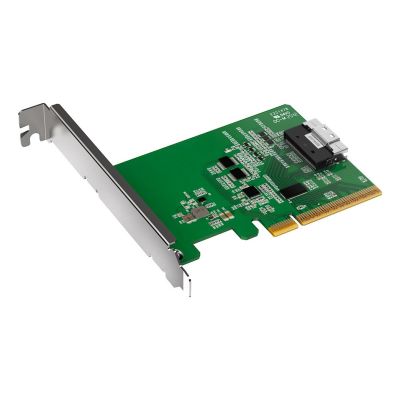 IcyDock slimSAS 8i to PCle 4.0 x8 PCle Adapter with Receiver