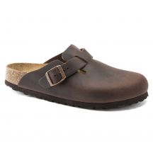 Birkenstock Boston Habana Oiled Leather Regular Wide Women's/Men's Clogs (0860131)