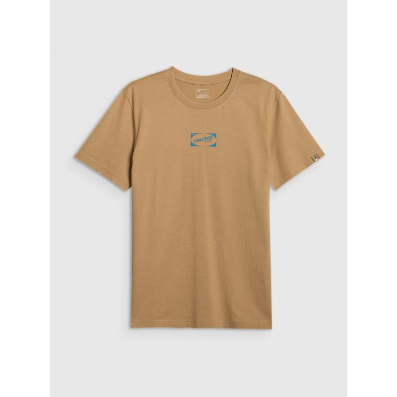 9. Men's regular printed T-shirt 4F 4FRAW25TTSHM3377-83S