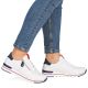 6. White leather sneakers Remonte Rieker R6705-82