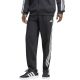 Men's adidas Essentials 3-Stripes Single Jersey Pants Black KY6611