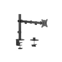 GEMBIRD ADJUSTABLE DESK MONITOR ARM/HOLDER 17-32, VESA 100X100MM, UP TO 9KG