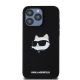3. Karl Lagerfeld Silicone Choupette Head MagSafe case for iPhone 15 Pro Max - black