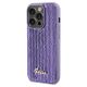 2. Guess Sequin Script Metal case for iPhone 14 Pro Max - purple
