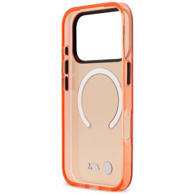 7. BMW M IML Metal Logos MagSafe Case for iPhone 17 Pro Max - Pro Orange