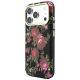 2. Guess Blossom Roses Print MagSafe Case for iPhone 18 Pro / 17 Pro – Black