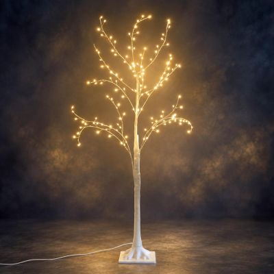 7. DECORATIVE TREE 240 LED 180 CM WHITE