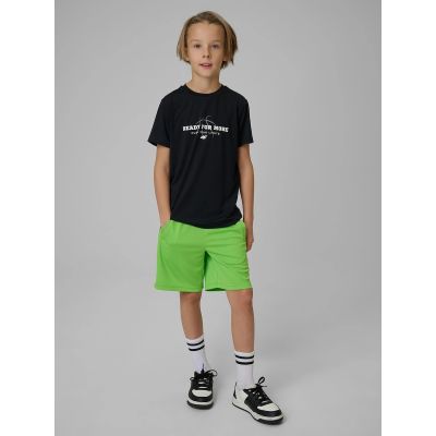 6. Boys' quick-drying sports shorts 4F 4FJRSS26TFSHM1693-45S