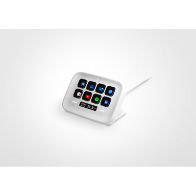 2. Elgato Stream Deck Neo external controller, white, 8 configurable keys