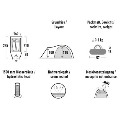 18. High Peak Narvik 2 tent 10315