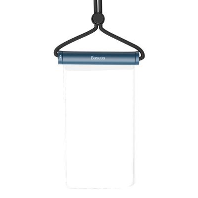 2. Baseus AquaGlide BS-PC030 case, waterproof IPX8, with cylindrical clasp - blue