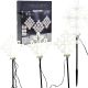 DECORATIVE LAMPS OUTDOOR PATH STICK 3 PCS SNOWFLAKE NEON