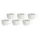LA PORCELLANA BIANCA LUNIA Set of 6 breakfast cups 420 ml