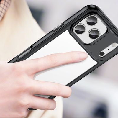 5. Outer Space Case for iPhone 17 Pro Max - Black Transparent