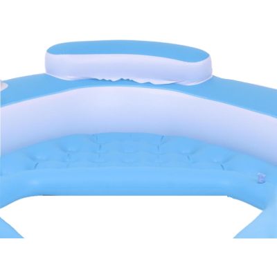 16. INFLATABLE ISLAND WITH 3 CHAIRS 195x188x35CM 33049