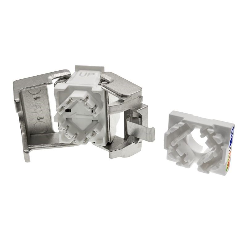 2. ALANTEC Toolless RJ45 STP Cat.6A PoE+ Keystone Module
