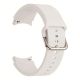 2. Tech-Protect Silicone Strap for Samsung Galaxy Watch 4 / 5 / 5 Pro / 6 / 7 / FE - Beige