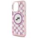 6. Karl Lagerfeld IML Monogram Karl & Choupette Head MagSafe iPhone 16 Pro Case - Pink