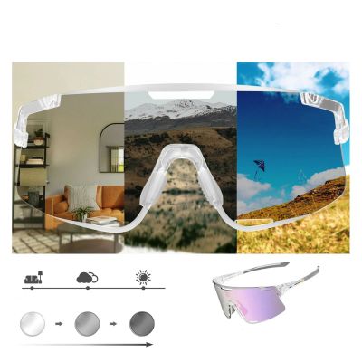 5. Rockbros SP338 ROAD TO SKY Cycling Glasses with Interchangeable Lenses - Clear