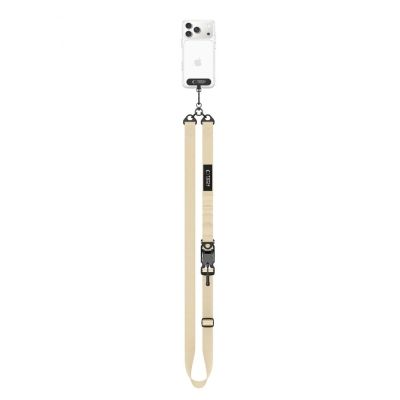 3. Tech-Protect C9S Rope Crossbody Phone Lanyard - Beige