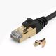 11. Orico PUG-C7 CAT7 10Gbps RJ45 Ethernet Network Cable Internet LAN Round 3m - Black