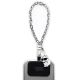 2. Karl Lagerfeld KLUCHCSKPK Universal Universal Hand Strap Choupette case - silver