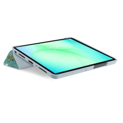 5. TechProtect SmartCase for Samsung Galaxy Tab A9+ / A11+ Plus 11.0 X210 / X215 / X216 / X230 / X235 / X236 - Blue and White