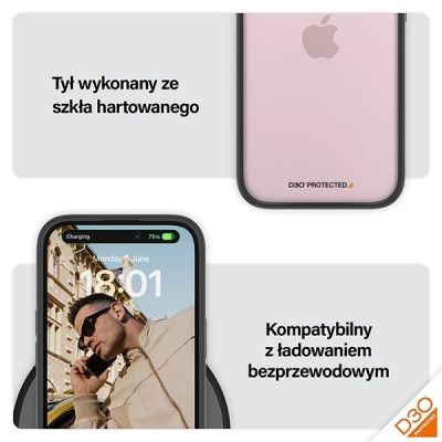 5. Military Grade Certified PanzerGlass ClearCase iPhone 15 Case - Transparent & Black