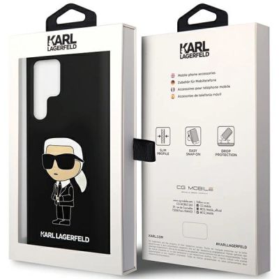 8. Karl Lagerfeld Silicone Ikonik case for Samsung Galaxy S24 Ultra - black