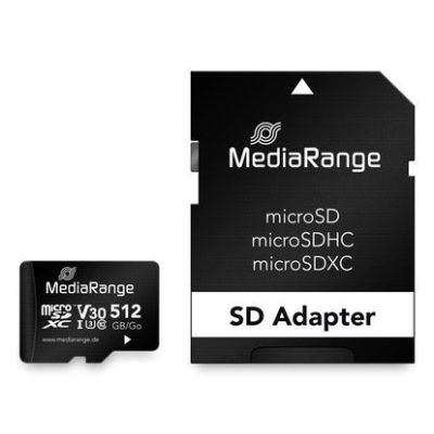 MediaRange MR947 Flash Memory 512GB MicroSDXC UHS-I Class 10