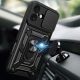 3. Hybrid Armor Camshield iPhone 17 Case with Stand and Camera Cover - Black