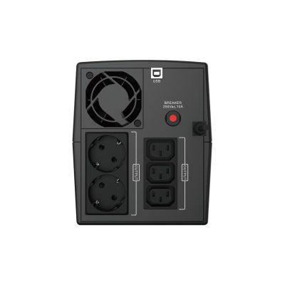 4. Conceptronic ZEUS 1200VA 720W UPS - IEC + schuko socket - Line-Interactive - 1200 VA - 720 W - 220 V - 240 V - 220 V
