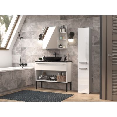 7. NEL II bathroom cabinet 31x30xH174 glossy white