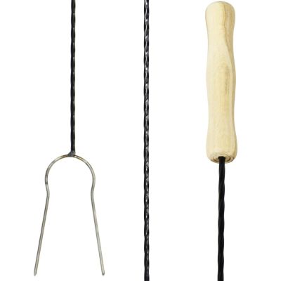 11. FORK FIRE STICK 130CM SET 10 PCS