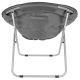 8. MOON CAMPING CHAIR 82x68x79CM DARK GREY ENERO CAMP