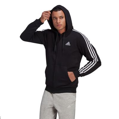 8. adidas Essentials Full-Zip Hoodie M GK9051